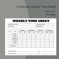 Employee weekly time for sale  Delivered anywhere in USA 