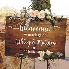 Bienvenue mariage autocollant d'occasion  Livré partout en France