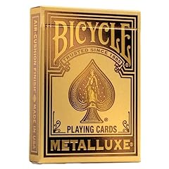 Bicycle metalluxe gold for sale  Delivered anywhere in USA 