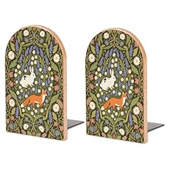 2pcs wood bookends for sale  Delivered anywhere in UK