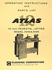 ATLAS-CRAFTSMAN 12" Pedestal Metal Lathe 3995 & 3996 for sale  Delivered anywhere in USA 