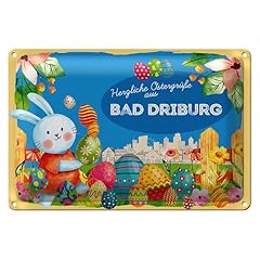 Fröhliches blechschild herzli gebraucht kaufen  Wird an jeden Ort in Deutschland