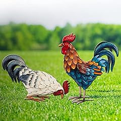 Shorayn metal rooster for sale  Delivered anywhere in USA 