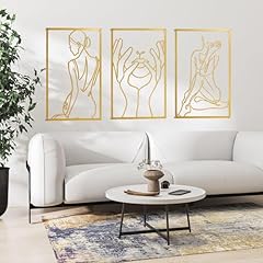 Wall art gold for sale  Delivered anywhere in USA 