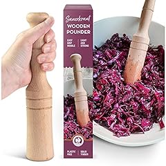 Sauerkraut pounder solid for sale  Delivered anywhere in USA 