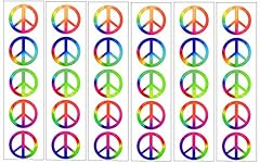 Rainbow peace symbol for sale  Delivered anywhere in USA 