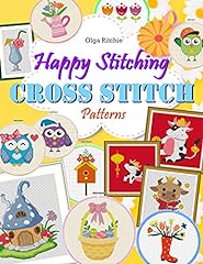 Happy stitching cross for sale  Delivered anywhere in UK