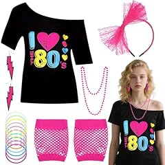 6pcs 80s costume for sale  Delivered anywhere in UK