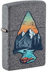 Zippo mountain design for sale  Delivered anywhere in USA 