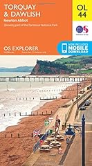 Torquay dawlish map for sale  Delivered anywhere in UK