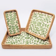 Rattan serving tray for sale  Delivered anywhere in USA 