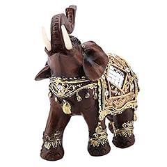 Wooden Elephant Sculpture Handicraft, Lucky Feng Shui for sale  Delivered anywhere in Canada
