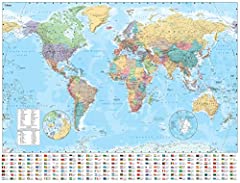 world map d'occasion  Livré partout en France