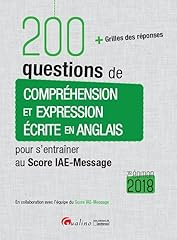 200 questions compréhension d'occasion  Livré partout en France