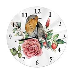 Bird clock robin for sale  Delivered anywhere in Ireland