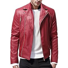 Kswlwccpp rote lederjacke gebraucht kaufen  Wird an jeden Ort in Deutschland