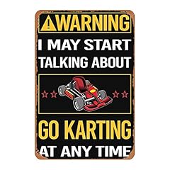 Funny warning karting for sale  Delivered anywhere in Ireland