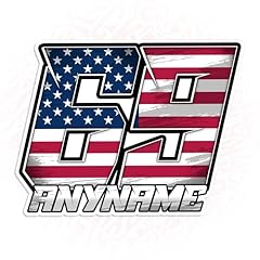 Custom race number for sale  Delivered anywhere in USA 