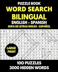 Word search bilingual for sale  Delivered anywhere in USA 