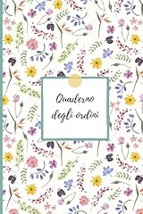 Quaderno degli ordini usato  Spedito ovunque in Italia 