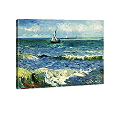 Wieco Art Seascape at Saintes Maries by Vincent Van for sale  Delivered anywhere in Canada
