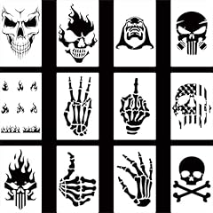 Ykw skull stencils for sale  Delivered anywhere in USA 