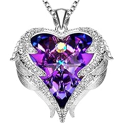 Heart necklace angel for sale  Delivered anywhere in USA 
