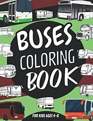 Buses coloring book for sale  Delivered anywhere in UK