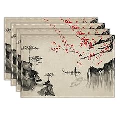 Chinese landscape placemats for sale  Delivered anywhere in USA 