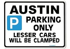 Austin parking sign for sale  Delivered anywhere in UK