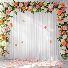 White backdrop curtains for sale  Delivered anywhere in USA 