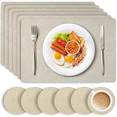 Heftman beige placemats for sale  Delivered anywhere in UK
