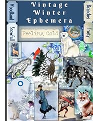 Vintage winter ephemera for sale  Delivered anywhere in USA 