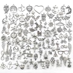 100pcs mixed silver for sale  Delivered anywhere in UK
