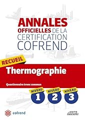 Recueil thermographie niveaux d'occasion  Livré partout en Belgiqu