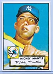 Used, Mickey Mantle 1952 Topps Rookie Card Reprint #311! for sale  Delivered anywhere in USA 