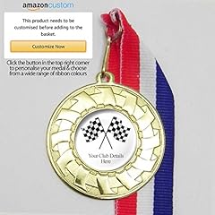 Personalised motorsport medals for sale  Delivered anywhere in UK