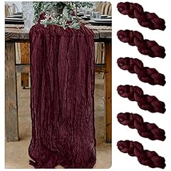 Pieces burgundy cheesecloth for sale  Delivered anywhere in USA 