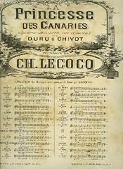 Princesse canaries couplets d'occasion  Livré partout en France
