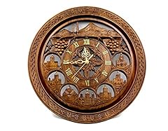 Wooden clock armenian for sale  Delivered anywhere in USA 