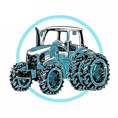 13cmx11.2cm traktor blue for sale  Delivered anywhere in UK