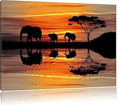 Afrique elephant soleil d'occasion  Livré partout en France