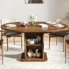 Extendable round dining for sale  Delivered anywhere in USA 