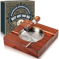 Wood cigar ashtray for sale  Delivered anywhere in USA 