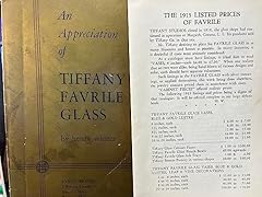 Appreciation tiffany favrile for sale  Delivered anywhere in USA 