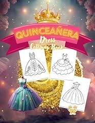 Quinceañera dress coloring for sale  Delivered anywhere in UK