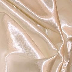 Champagne silky satin for sale  Delivered anywhere in UK