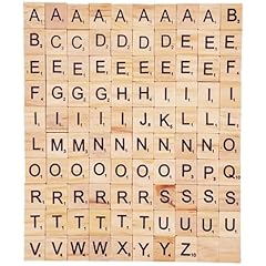 100pieces scrabble letters for sale  Delivered anywhere in UK