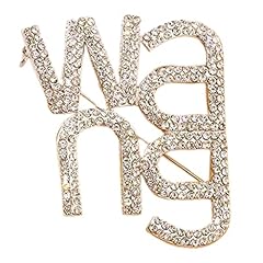 Xdodnev rhinestone brooch for sale  Delivered anywhere in USA 