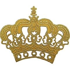 Gold crown patch for sale  Delivered anywhere in UK